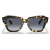 Ray-Ban Occhiali da Sole RB2186 133286 State Street Marrone/Blu Sfumato Unisex 49/20/145