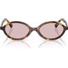Miu Miu Occhiali da Sole MU04ZS 14L4I0 Marrone/Rosa Chiaro Donna 50/18/140