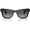 Ray-Ban Occhiali da Sole RB4340 601/M3 Wayfarer Ease Nero/Grigio Sfumato Unisex Polarizzati 50/22/150