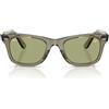 Ray-Ban Occhiali da Sole RB2140 68694E Wayfarer Star Wars Verde Trasparente/Verde Bottiglia Unisex 50/22/150