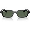 Ray-Ban Occhiali da Sole RB4455 667771 Zuri Nero/Verde Scuro Unisex 49/19/145