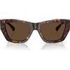 Burberry Occhiali da Sole BE4492 300273 Marrone Scuro/Marrone Scuro Donna 54/18/140