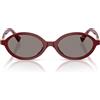 Miu Miu Occhiali da Sole MU04ZS 21I80Q Burgundy Opalino/Grigio Scuro Donna 50/18/140
