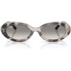 Ray-Ban Occhiali da Sole RB2223 144832 Marrone Grigio Opalino/Trasparente Sfumato Grigio Donna 54/19/145