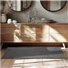 tectake® Tappeto Salotto, Tappeto Pelo Corto, Tappeto Salotto Design Elegante, Tappeto Lavabile in Lavatrice, Ideale per Sala da Pranzo, Camera da Letto e Studio - Antracite, 80 x 150 cm