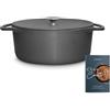 Springlane Kitchen Cocotte in ghisa (Misty Cliff, tondo, 28cm, 6 L)