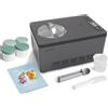 Springlane Kitchen Macchina per gelato & yogurtiera Elisa 2,0 L con compressore autorefrigerante 220 W, in acciaio inox con funzione di raffreddamento e riscaldamento (Elisa Antracite, macchina per