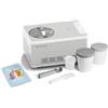 Springlane Kitchen SPRINGLANE Gelatiera e yogurtiera Elisa con compressore autoraffreddante (Argento/Contenitore Grigio, 220W)