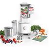 Springlane Kitchen SPRINGLANE Miscelatore ad alte prestazioni Hanno 2000 W, 32.000 giri/min (Bianco + Accessori)