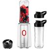 Ufesa Nutrifusion Frullatore Personale Portatile 500W, 4 Lame in Acciaio Inossidabile, Adatto a Tritare Ghiaccio, 2 Bottiglie Portatili da 500ml, Facile da Pulire