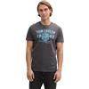 TOM TAILOR Maglietta con Logo Stampato, Uomo, Grigio (Tarmac Grey 10899), M