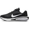 Nike W Journey Run, Running Shoe Donna, Black/White, 44.5 EU