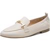 MARCO TOZZI Donna Slip-On morbido Feel Me Plantare morbida Fodera Alla moda, beige (CREAM/STR.), 39 EU