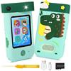 ARNSSIEN Macchina Fotografica Bambini con 180° Obiettivo,Video 1080P fotocamera per bambini con Schermo tattile & Custodia Silicone,regalo di Natale e compleanno per per 3 4 5 6 7 8 anni, A200