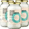 CocoNativo Olio di Cocco Biologico Extra Vergine CocoNativo 3x1000ml - Crudo