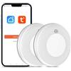 Safeliveo Rilevatore di Fumo WiFi, Batteria da 10 anni con Notifica Tramite App, Funzione di Disattivazione Dell'audio e Funzione di Autotest, Certificato TUV(Compatibile con l'app Tuya/Smart Life),2 pezzo