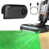 URAQT Rivelatore di Polvere Luce LED per Aspirapolvere, Luce LED Verde per Accessori Testa Aspirapolvere, Luce del Rilevatore di Polvere per Aspirapolvere