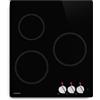 Klarstein Kochheld Piano Cottura a Induzione - 3 Zone, 5700W Boost, Manopola Rotante, Vetroceramica Facile da Pulire, Indicatore Calore Residuo, Protezione Surriscaldamento, 45cm, Nero