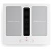 Klarstein Piano Induzione con Cappa Integrata - 4 Zone, 7335W Boost, Touch Control, Cappa 530 m³/h, Timer, Blocco Bambini, Vetroceramica, Piano Cottura a Induzione con Cappa, 60cm, White