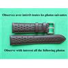 Morellato 22 mm Bracciale Orologio 2 Pezzi Marrone Scuro Pelle Vera Racing