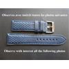 Morellato Bracciale Orologio 22 mm Racing Rallye Vera Pelle Blu Scuro & Chiaro