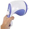 Supfine Massaggio Elettrico Cellulite, Massaggiatore a Mano con 4 Teste di Massaggio, Schiena Gamba Circolazione Spalla Fatica Rilassante