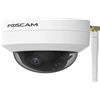 Foscam D4Z - Telecamera IP Wi-Fi esterna motorizzata 4 MP - Zoom ottico x4 - Rilevamento di movimento intelligente bianco