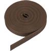 QUARKZMAN Cinghia Per Tapparelle 6 m, 16mm, Per Tapparelle, Avvolgibile a Vite, Nastro Per Cinghia, Veneziane, Tapparelle, Sostituzione, Kit Riparazione Montaggio a Parete, Porte, Marrone