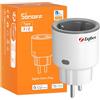 SONOFF S60ZBTPF Presa Intelligente Zigbee - Controllo Remoto, Monitoraggio Energetico, Timer, Protezione Sovraccarico, Ripetitore, eWeLink Compatibile