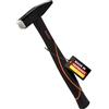 PICARD martello da fabbro BlackTec® n. 327 FS 300 g | Martello professionale con manico a 3 componenti e nucleo in fibra di vetro | Hammer tedesco antiscivolo e resistente alla corrosione