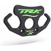 Generico 3DPRINTOK Accessori per Benelli TRK 702 E 702X Piastra di Sterzo Decorativa con scritta TRK ! (702X GIALLO VERDE)