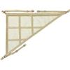 Generic Rete portaoggetti da soffitto per auto, triangolare, da campeggio, per il tettuccio 'auto, a doppio strato, rete portaoggetti da soffitto per auto, rete portaoggetti da soffitto per auto, per