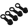 Madezz Tappo parapolvere in gomma nera, coprivite 4x con pinza freno In gomma antipolvere per moto 8mm
