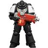 HiPlay JOYTOY Warhammer 40k Black Templars Intercessor con Fucile Bolter, Pistola Bolter e Spada a Catena JT03905 Set di Action Figure Scala 1/18