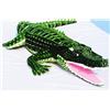 Tikwisdom Peluche coccodrillo di peluche verde da 100 cm, cuscino, grandi animali di peluche