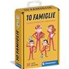 Clementoni - 10 Famiglie, Mazzo di 50 Carte Illustrate con 10 Famiglie da Riunire, Gioco Memory per Bambini 5+ Anni e Tutta la Famiglia, 2-10 Giocatori, Made in Italy, Lingua Italiana, 16172