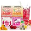 waterdrop MICRODRINK waterdrop® Set Microdrink, 48 cubetti waterdrop per acqua, Pacchetto di prova con 4 gusti aromatizzanti, insaporitore acqua senza zucchero, acqua aromatizzata, Cubetti per bevande