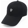 RadiArmor EMF Blocking Hat - Cappello Unisex con Rivestimento di Blocco EMF Che blocca Oltre Il 99% delle Radiazioni RF ad Alta frequenza, Nero, Etichettalia Unica
