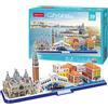 Party town Puzzle 3d - Venezia Cityline | Puzzle 3d Bambini E Adulti | Modellini Da Costruire | Modellismo Da Costruire Adulti | Regalo Bambino 8 Anni | 126 Pezzi