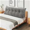 OHMG - Cuscino da Lettura per Letto da 160CM, Cuscino per Schienale di Divano, Cuscino Triangolare Imbottito, Cuscino Lombare ad Angolo, Supporto di Posizionamento, Morbido e Confortevole, Cuscini per
