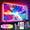 PSTAR Striscia luminosa a LED per TV 3 m, kit di retroilluminazione TV USB con telecomando, controllo tramite app, sincronizzazione con la musica per televisori da 45-65 pollici