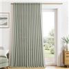 MRTREES 1 Pezzo Tenda Lino per Camera da Letto Finestra Grande Porta Interni 200x240 cm Verde Salvia Tende Semitrasparenti con Passanti Nascosti per Soggiorno Moderne Salotto Casa