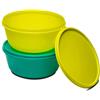 Tupperware Ciotola multiuso SS 1,5 L 2 pezzi (plastica), verde, giallo