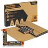 Uniross 24 Pile Alcaline AAA / LR03 / Ministilo / 1,5V Uniross Industrial per Dispositivi Professionali Mouse Telecomandi Radio Torce e Giocattoli - Box da 24 Batterie