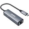 BENFEI Adattatore da USB C a Ethernet con PD 100W, USB C (Thunderbolt 3/4) a RJ45 Ethernet 1Gbps - LAN Gigabit RJ45 con alimentazione, per iPhone 15 Pro/Max MacBook Pro/Air 2023 iPad Pro iMac