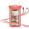YOSH Arancione Custodia Impermeabile Smartphone, IPX8 Cover Subacquea Cellulare con Cordino Universale per iPhone 17 16 15 14 13 Pro Max XR Samsung S26 S25 S24 A51 Xiaomi Google Pixel Fino a 7,0"