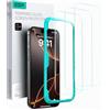 ESR Pellicola Vetro per iPhone 16 Pro Max, Vetro temperato con supporto di installazione, Durezza 9H, Protezione militare, Chiarezza HD, Resistente ai graffi, 3 Pezzi