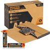 Uniross 72 Pile Alcaline AAA / LR03 / Ministilo / 1,5V Uniross Industrial per Dispositivi Professionali Mouse Telecomandi Radio Torce e Giocattoli - 3 Box da 24 Batterie