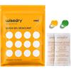 wisedry 50 grammi x 6 confezioni Silice gel bustine sacchetti con Perle arancioni Indicatore di umidità Desiccant deumidificatore per per essiccatore d'aria assorbi umidità