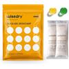 wisedry 112G x 4 Pack Confezioni Silice gel bustine sacchetti con Perle arancioni Indicatore